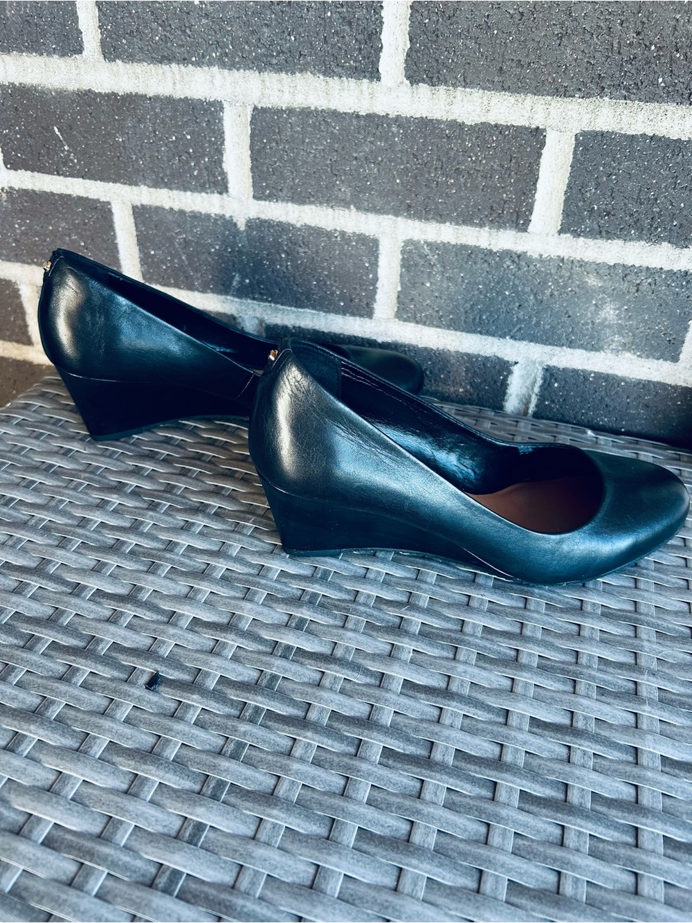 ALDO - Sinjon Black Wedge Pumps: Size Women’s US 7